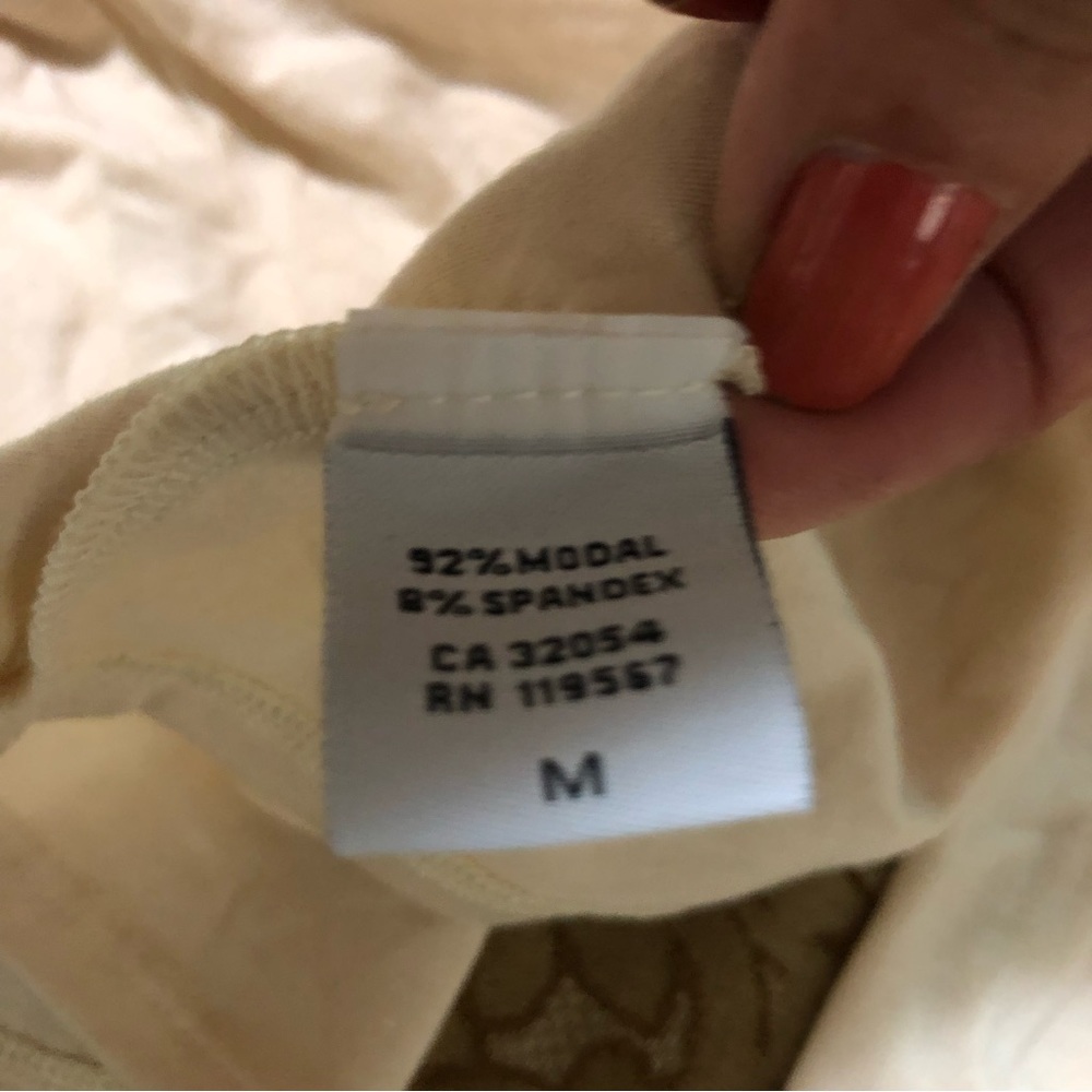 Top Lot of 2, Liz Claiborne polo crop blue AND off-shoulder crop ivory, Size S/M - Picture 10 of 14